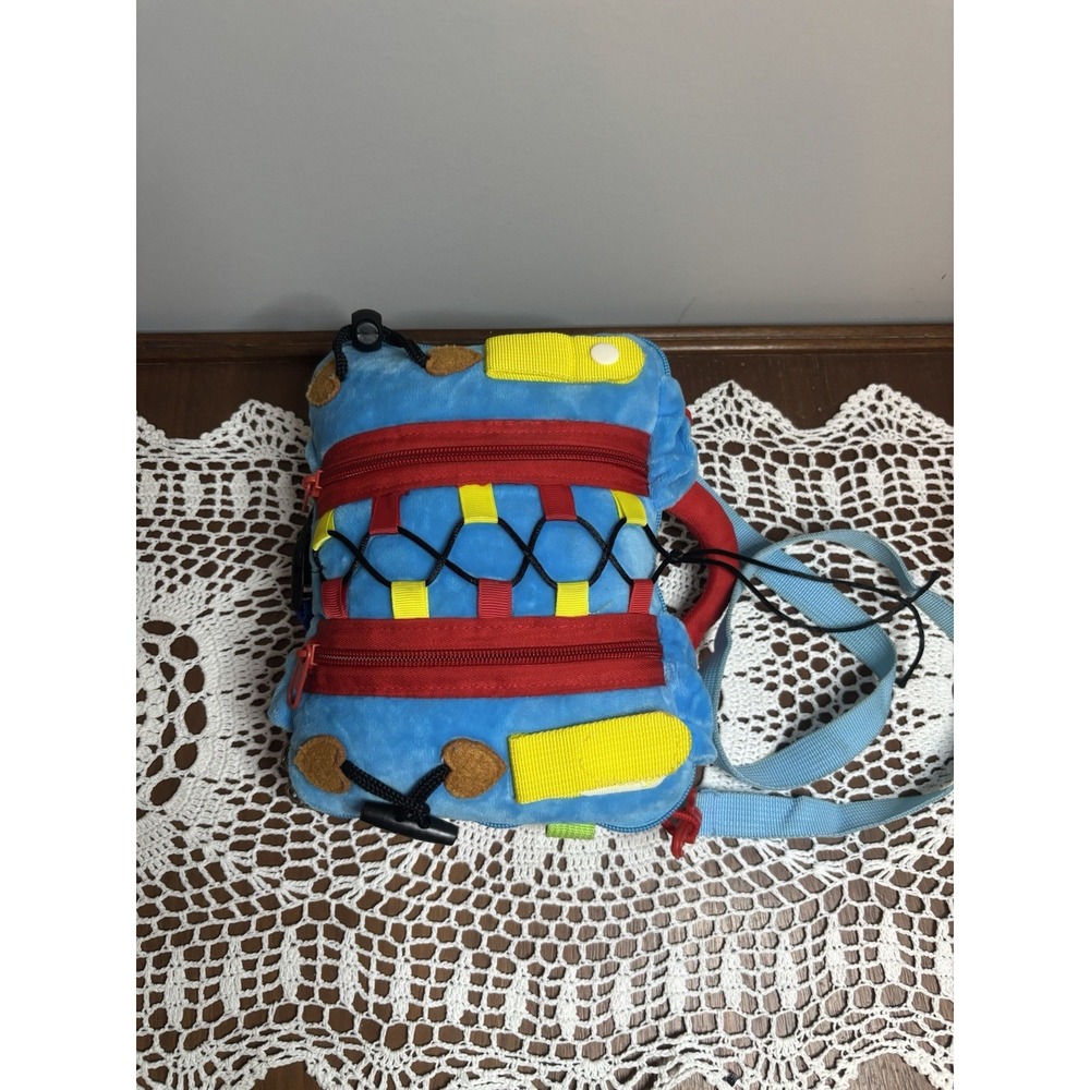 Teytoy Sensory Buckle Pillow Toys for Toddlers Travel Fine Motor Skills